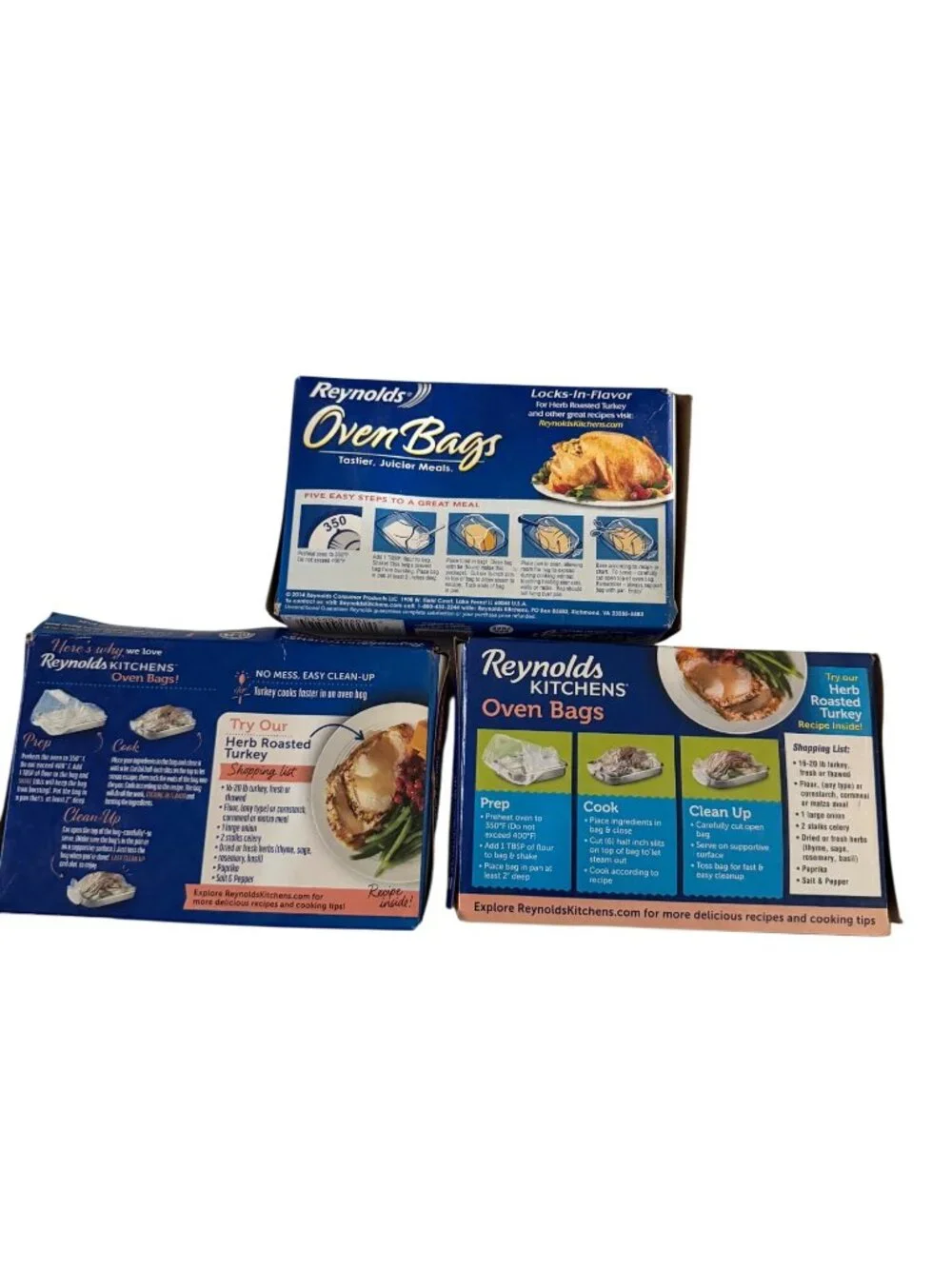 Reynolds Kitchens Oven Bags Turkey Size 2-Pack BPA Free For Meats & Poultry 8-24